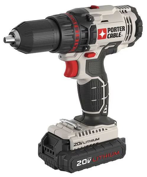 20V MAX* 1/2 in. Brushless Cordless Drill/Driver Kit, Porter-Cable, Mfr#: PCC601LB
