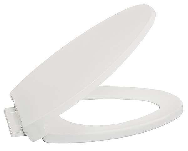 Toilet Seat, With Cover, Slow Close Toilet Seat, Elongated, White, Centoco, Mfr#: GR1700SC-001