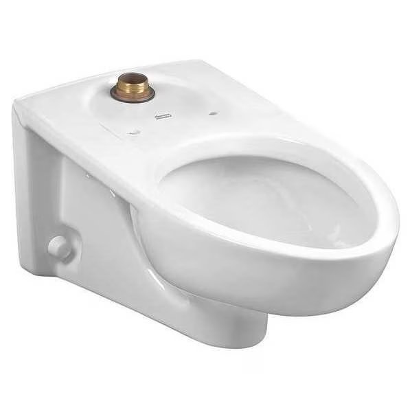 Toilet Bowl, 1.1 to 1.6 gpf, Flushometer, Wall Mount, Elongated, White, American Standard, Mfr#: 3351101.020