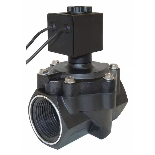 120V AC Ultem Solenoid Valve, Normally Closed, 1 in Pipe Size, Spartan Scientific, Mfr#: 3685-020-9227B