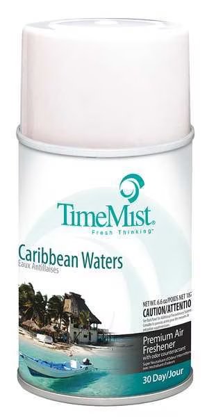 Air Freshener Refill, Carib. Waters, PK12, Timemist, Mfr#: 1042756
