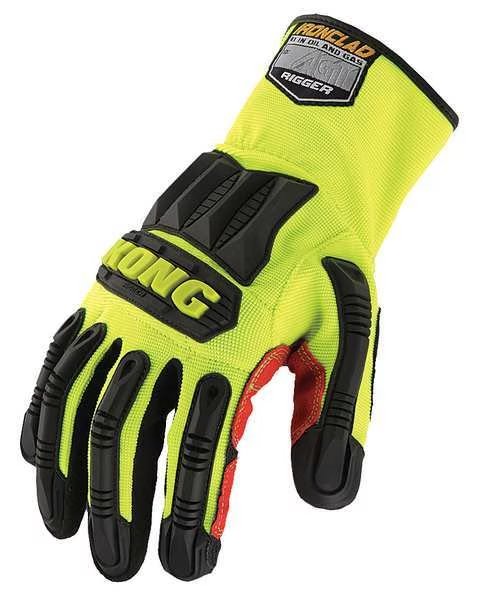 Mechanics Gloves, 2XL, Lime/Black, Spandex, Kong, Mfr#: KRIG-06-XXL