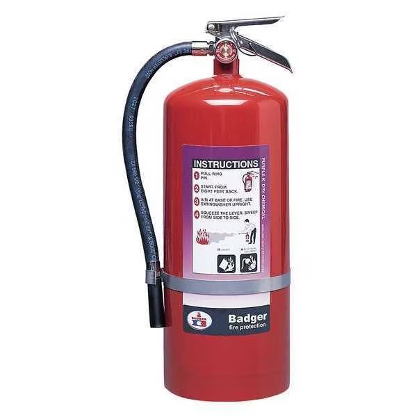 Fire Extinguisher, 120B:C, Dry Chemical, 20 lb, Badger, Mfr#: B20P