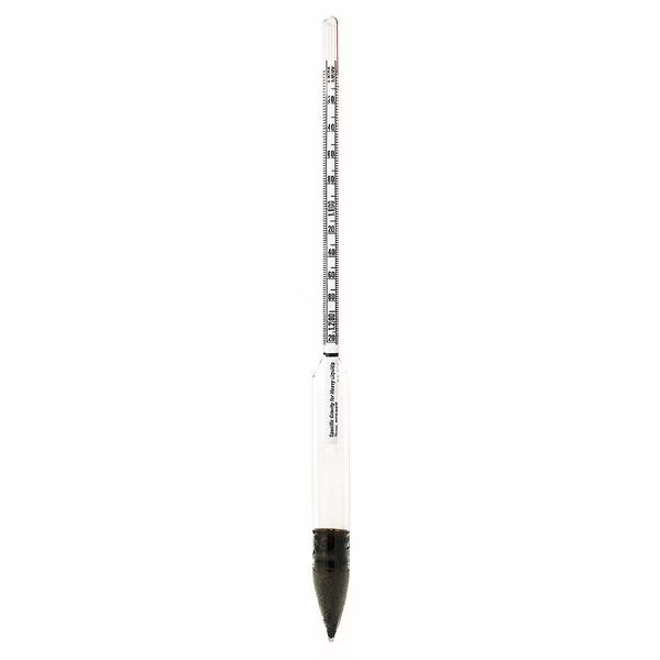 Hydrometer, Specific Gravity, 165mm L, Vee Gee, Mfr#: 6602-7S