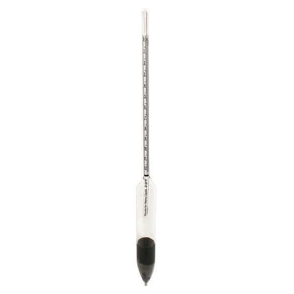 Hydrometer, Baume Heavy, 305mm L, Vee Gee, Mfr#: 6609-4