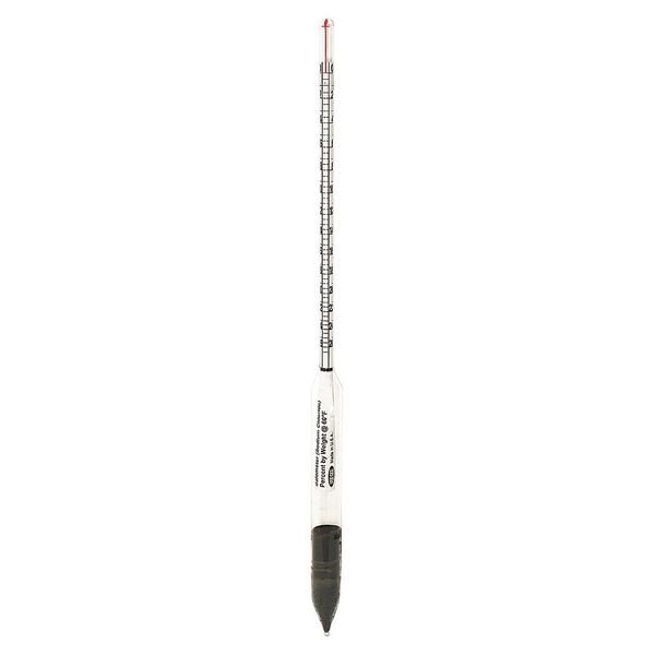 Hydrometer, Sodium Chloride, 305mm L, Vee Gee, Mfr#: 6611-2