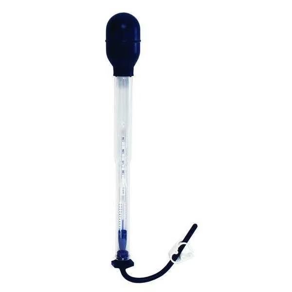 Glass Battery Hydrometer, 180mm L, Vee Gee, Mfr#: 6605-5