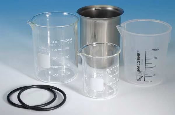 Beaker, 10 in. L x 6 in. W x 6 in. H, Branson, Mfr#: 000-140-004