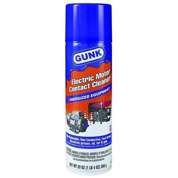Electric Motor Contact Cleaner Electronic Contact Cleaner, 20 oz Aerosol Spray Can, Ready to Use, Gunk, Mfr#: NM1