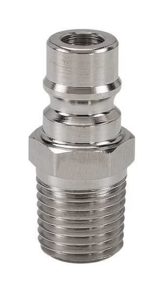 Hydraulic Quick Connect Hose Coupling, 316 Stainless Steel Body, Ball Lock, 1/8"-27 Thread Size, Snap-Tite, Mfr#: SPHN4-2M