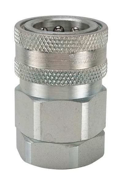 Hydraulic Quick Connect Hose Coupling, Steel Body, Sleeve Lock, 1-1/4"-11-1/2 Thread Size, H Series, Snap-Tite, Mfr#: VHC20-20F