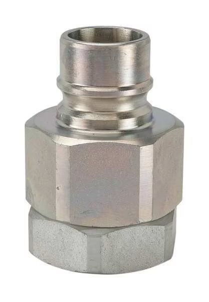 Hydraulic Quick Connect Hose Coupling, Steel Body, Ball Lock, 3/4"-14 Thread Size, H Series, Snap-Tite, Mfr#: VHN12-12F