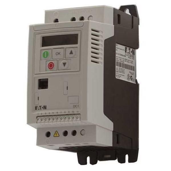 Variable Frequency Drive, 1/2 HP, 200-230V, Eaton, Mfr#: DC1-322D3NN-A20CE1