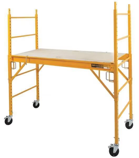 Scaffold Tower, Steel, Adjustable Platform Height, Metaltech, Mfr#: I-CISC