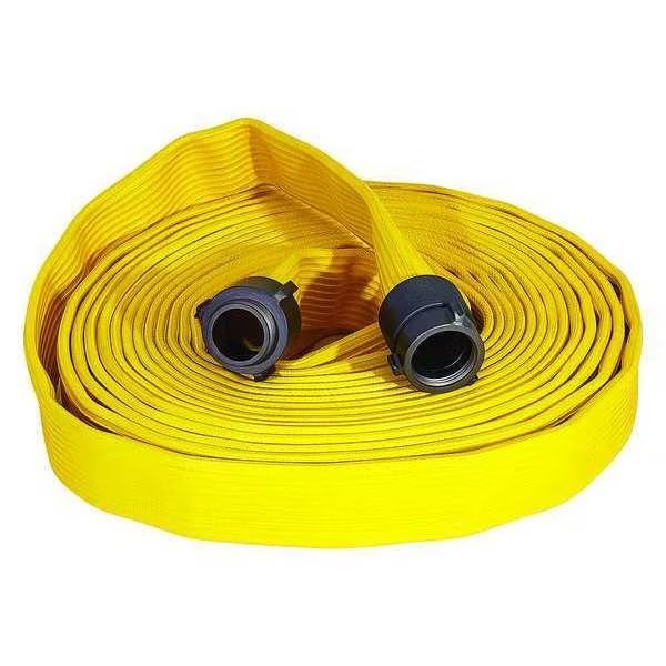 Attack Line Fire Hose, Dia. 2 In., Yellow, Jafrib, Mfr#: G50H2RY100N