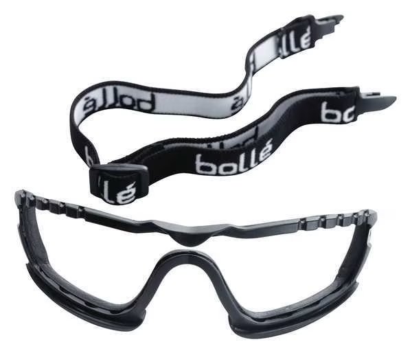 Dust Ggls Strap and Foam Kit, Bk, Foam, Bolle Safety, Mfr#: 40043