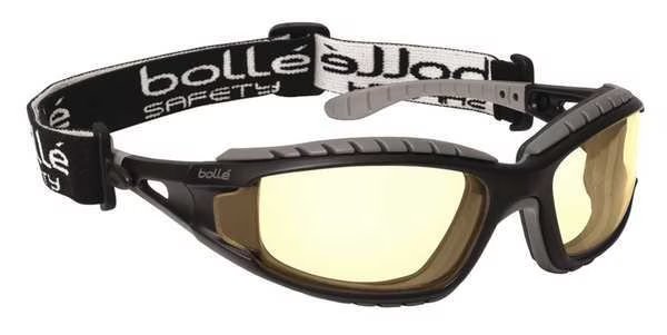 Safety Glasses, Amber Anti-Fog, Scratch-Resistant, Bolle Safety, Mfr#: 40087