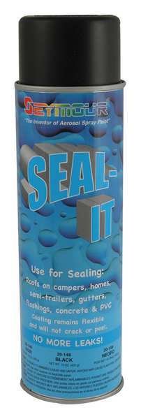 Multipurpose Sealant, Black, Matte, 20 oz, Seymour Of Sycamore, Mfr#: 20-148