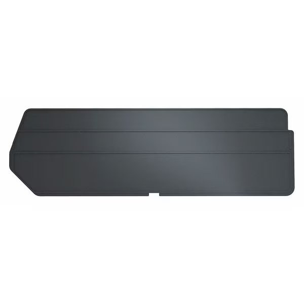 Plastic Divider, Black, 14 1/8 in L, Not Applicable W, 4 13/32 in H, 6 PK, Akro-Mils, Mfr#: 40234