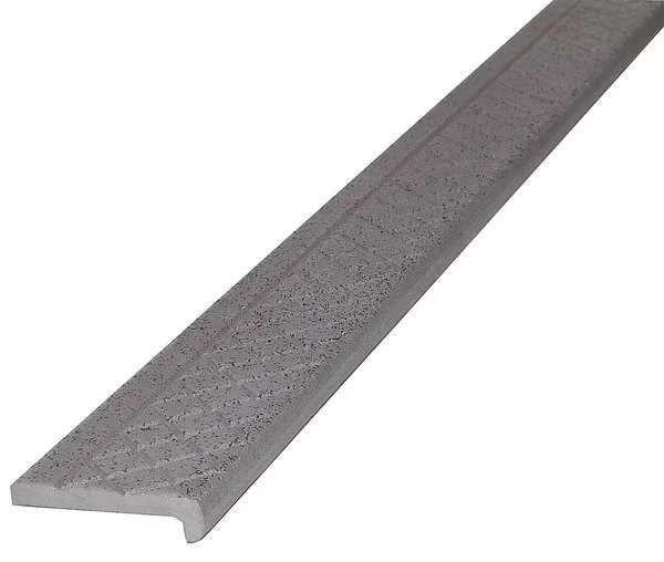Stair Nosing, Gray, 36in W, Cast Alum, AG101SP.3-3, Wooster Products, Mfr#: AG101SP.3-3