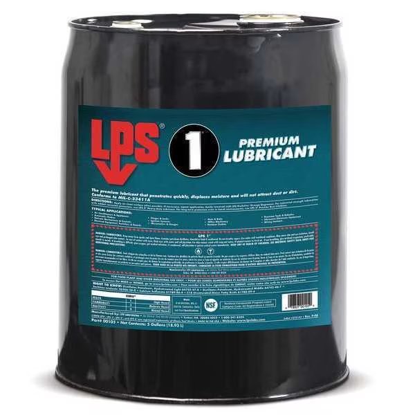 LPS 1 Greaseless Lubricant, 5 Gal., Lps, Mfr#: 00105