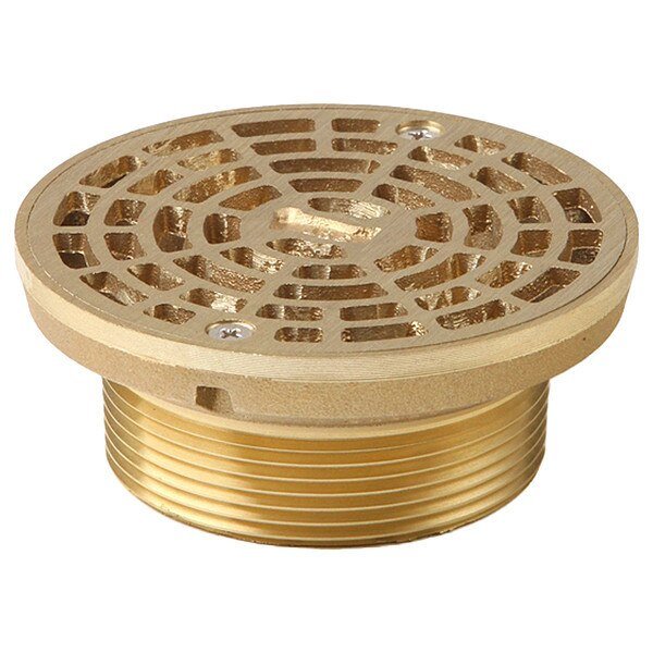 4-3/4 " Nickel Bronze Adjustable Floor Drain Strainer, Smith Light Commercial, Mfr#: 201-T03