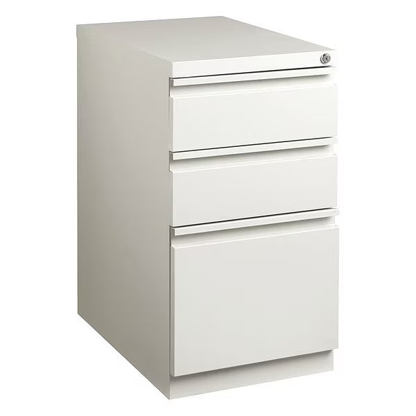 15" W Lorell Mobile Pedestal, Light Gray, Lorell, Mfr#: LLR49522