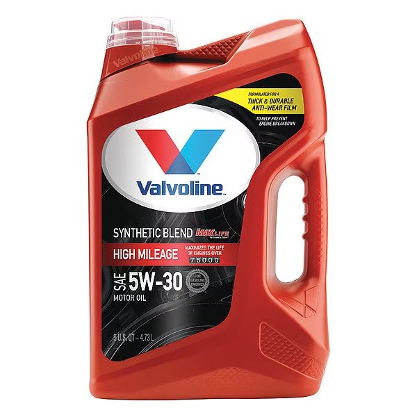 Motor Oil, Synthetic Blend, 5W-30, 5 Qt, Valvoline, Mfr#: 881163