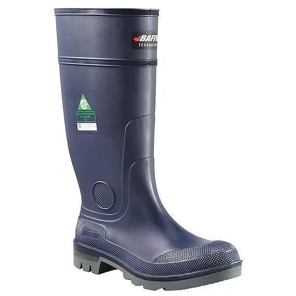 Size 12 Men's Steel Rubber Boot, Blue, Baffin, Mfr#: 96770000