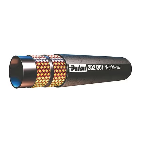 Hydraulic Hose, 1/2" ID, 50 ft. L, Parker, Mfr#: 302-8-BX