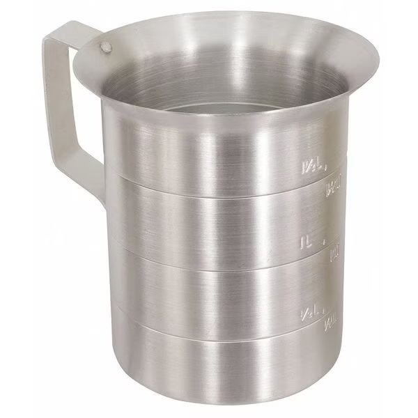Measuring Cup, Aluminum, 1 qt. Liquid, Crestware, Mfr#: MEA01