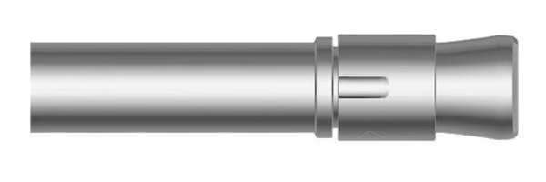 SUP-R-STUD + Wedge Anchor, 5/8" Dia., 3-1/4" L, Steel Zinc Plated, Mkt Fastening, Mfr#: 261231I