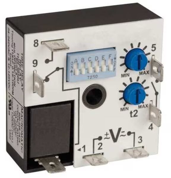 Encapsulated Timer Relay, 10A, Relay, Macromatic, Mfr#: THR-3856U