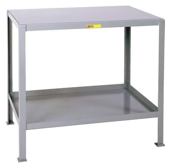 Fixed Work Table, Steel, 36" W, 24" D, Little Giant, Mfr#: MT2436-2