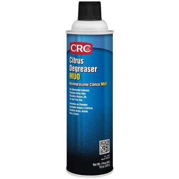 Citrus Degreaser MUO, 20 oz Aerosol Spray Can, Ready To Use, Solvent Based, C1, Crc, Mfr#: 14970