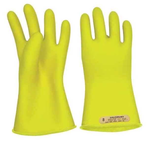 Electrical Gloves, Class 00, Sz 11, PR, Salisbury, Mfr#: E0011Y/11