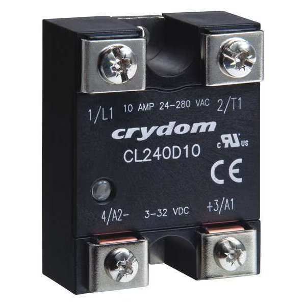 Solid State Relay, 90 to 250VAC, 5A, Crydom, Mfr#: CL240A05