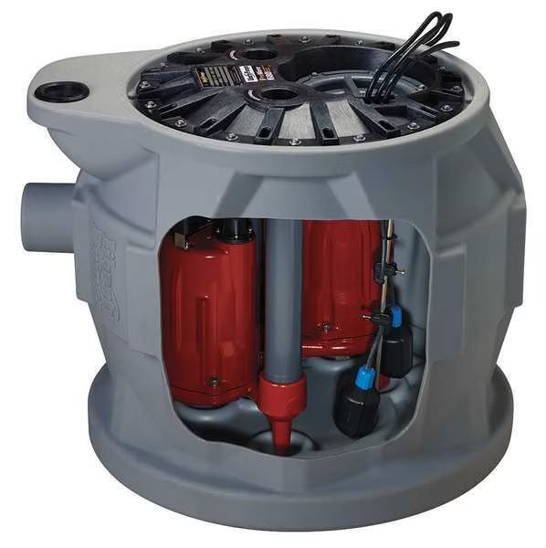 Grinder Pump System, Duplex, 115V, Liberty Pumps, Mfr#: P682XPRG101