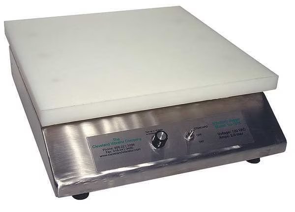 Vibratory Jogger, 110V, 12 x 12 In, Cleveland Vibrator Co, Mfr#: VJ1212-110V