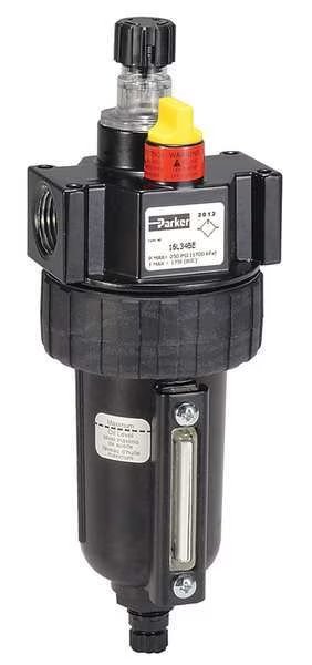 Air Line Lubricator, 3/4In, 90 cfm, 250 psi, Parker, Mfr#: 17L44BE