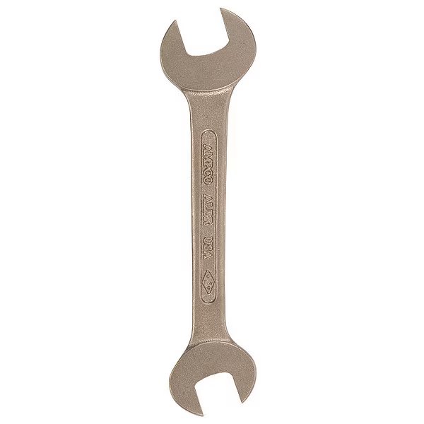 Dbl Open Wrench, Non-Spark, 1-1/16 x 1-1/8, Ampco Safety Tools, Mfr#: WO-1-1/16X1-1/8