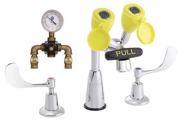 Deck Mounted Eyewash/Faucet Combination No Bowl, Speakman, Mfr#: SEF-1800-CA-TW