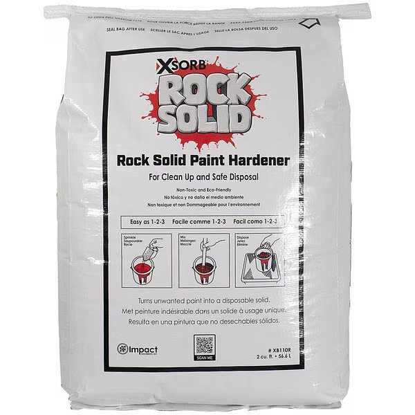 Paint Solidifier, 56.6L, Silicate Base, Xsorb, Mfr#: XB110R