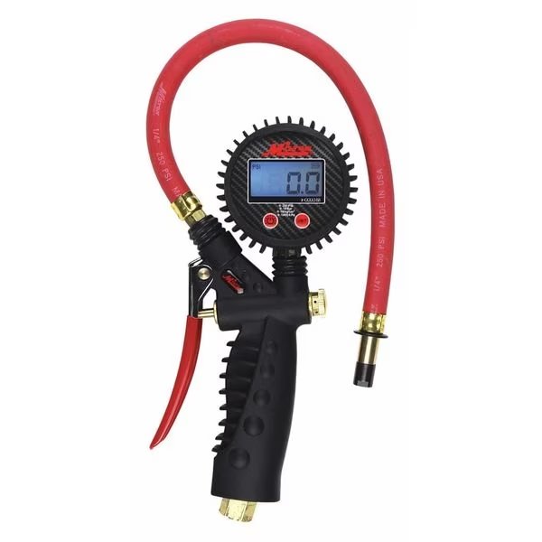 Inflator Gauge, Digital, Straight Chuck, Milton, Mfr#: S-574D