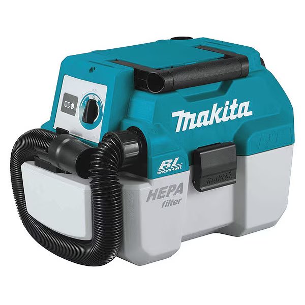 18V LXT® Brushless 2.0Gal HEPA Wet/Dry Canister Vacuum, Makita, Mfr#: XCV11Z