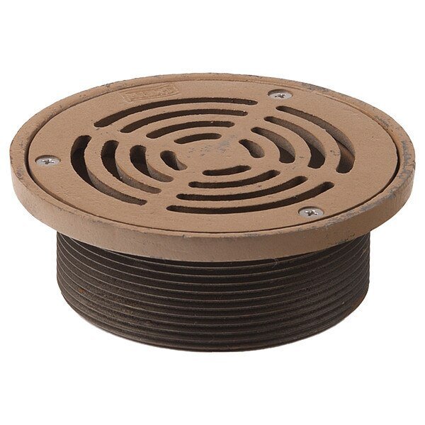 5-3/4 " cast iron Adjustable Floor Drain Strainer, Smith Light Commercial, Mfr#: 210-10
