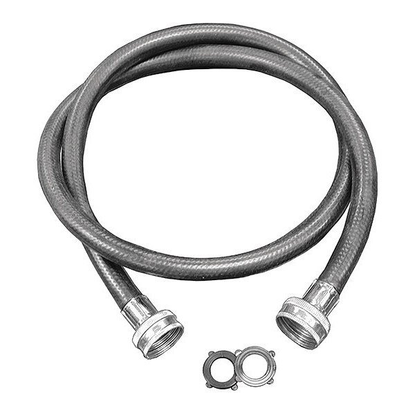 Washing Machine Hose, 6ft, Straight Female, Jones Stephens, Mfr#: J04006
