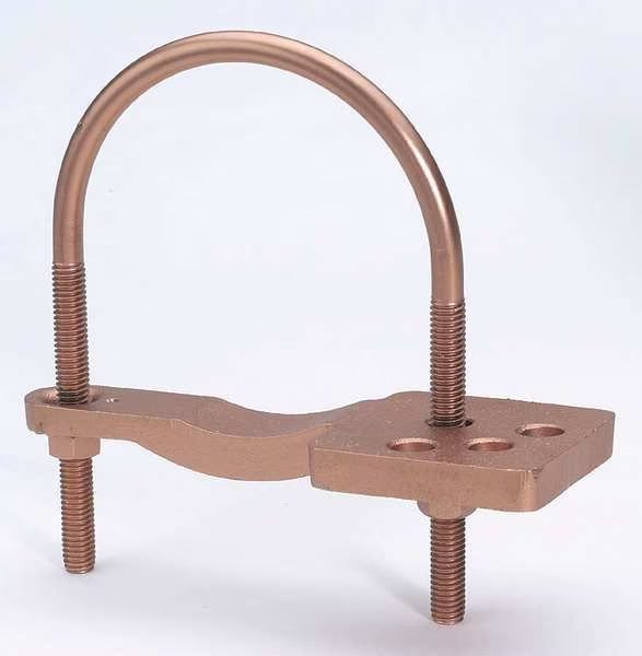 Pipe Ground Clamp, 8In, Burndy, Mfr#: GAR3905TC