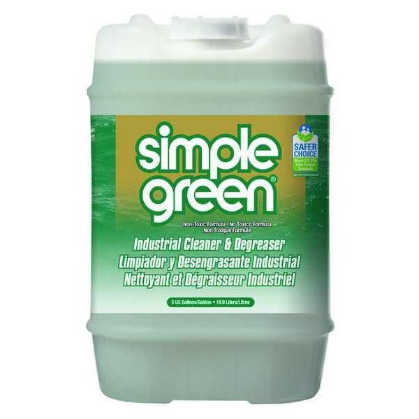 5 gal Pail, Industrial Cleaner and Degreaser, Concentrated Liquid, Sassafras, Simple Green, Mfr#: 2700000113006