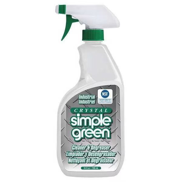 Cleaner/Degreaser, 24 Oz Trigger Spray Bottle, Liquid, Clear Colorless, Simple Green, Mfr#: 0610001219024